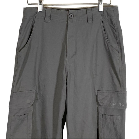 Lux To Kill High Waist Cargo Straight Leg Pants Size 4 - Picture 6 of 12